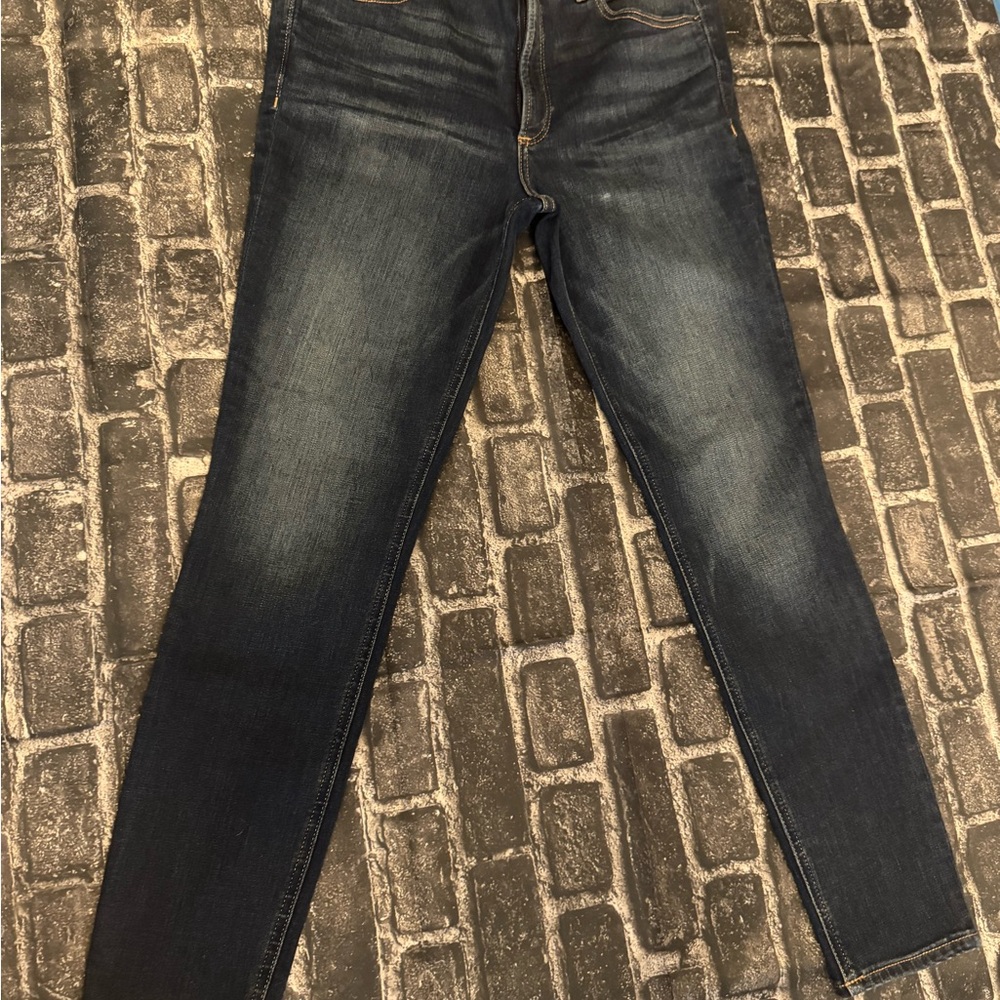 Express Women's Dark Wash Skinny Jeans